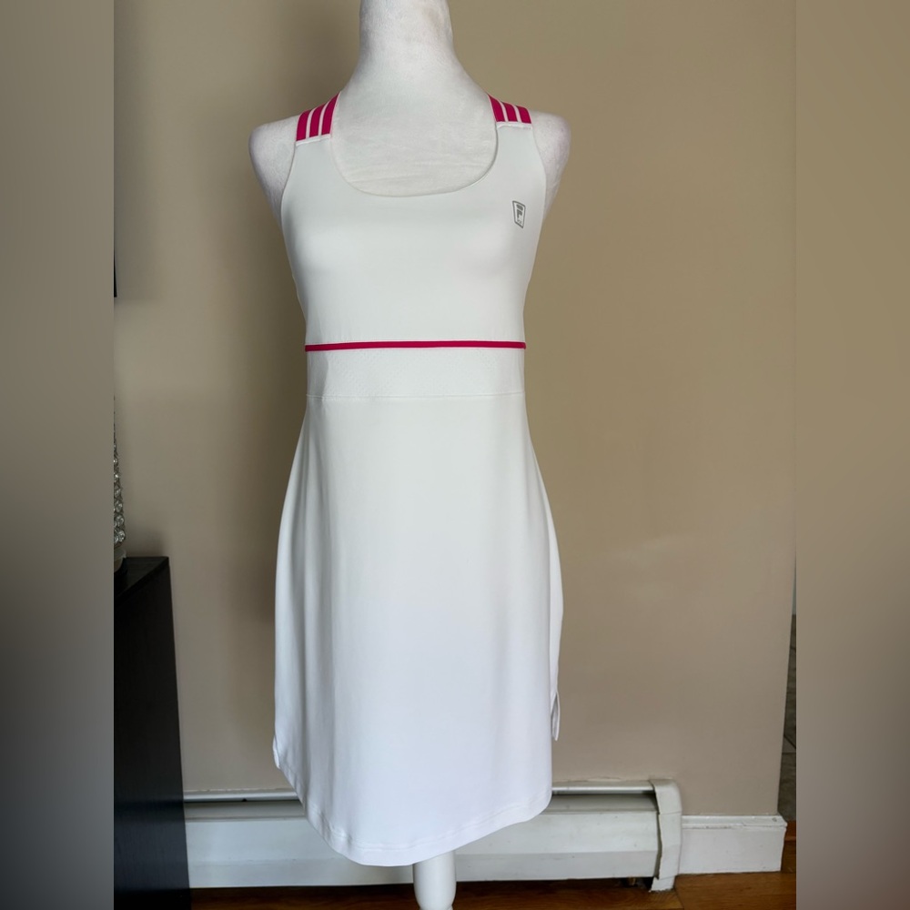 🎾Fila Sport White and Pink Dress